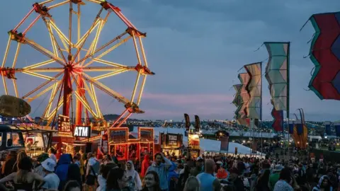 Andrew Whitton Big wheel at Y Not Festival