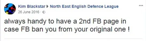 Facebook/Kim Blackstar Screengrab of Facebook page