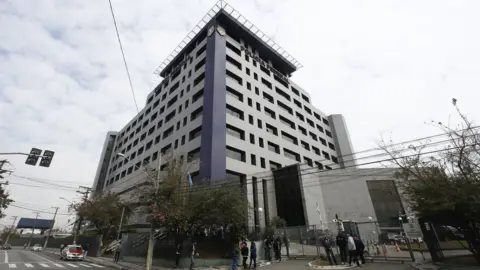 Getty Images The Brazilian Federal Police headquarters in São Paulo