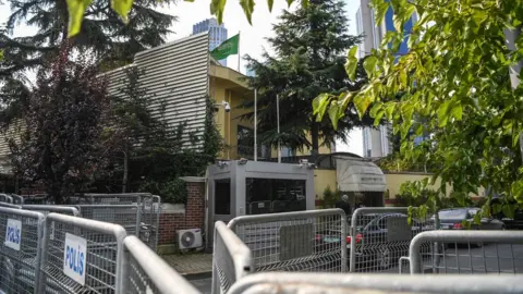 AFP Saudi consulate in Istanbul, Turkey (3 October 2018)