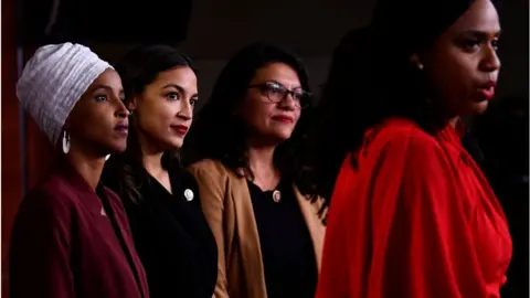 Getty Images The "Squad" of progressive Democratic lawmakers