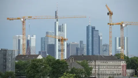 Getty Images Frankfurt - the central financial district