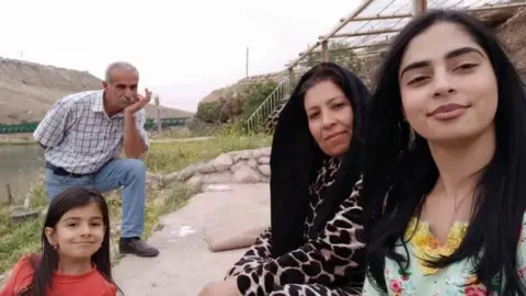 BBC Rizgar and his family