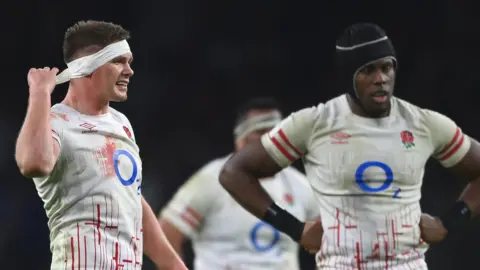 Owen Farrell and Maro Itoje
