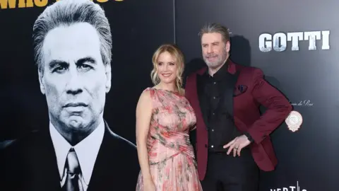 Getty Images John Travolta and Kelly Preston