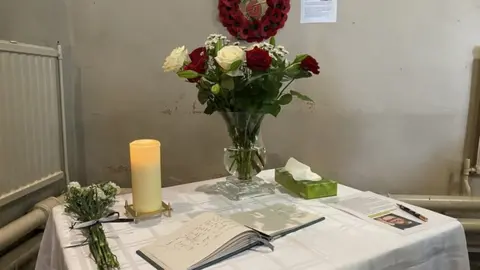 Family Condolence book