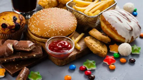 Getty Images Junk food selection