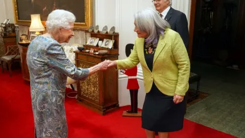 Getty Images Canada's Governor General Mary Simon meets Queen Elizabeth II