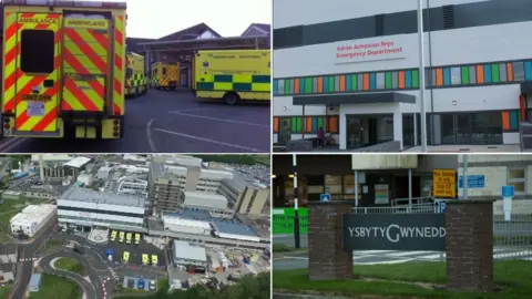 BBC Betsi Cadwaladr hospitals in north Wales