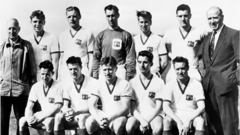 Getty Images The team involved in the Munich air disaster