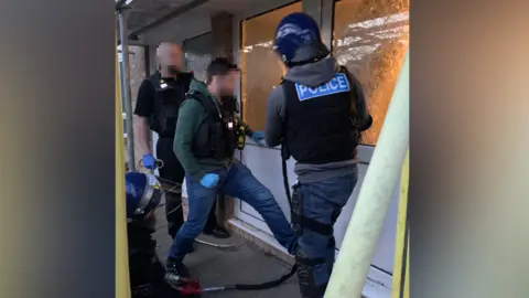 Hertfordshire Police Police raid