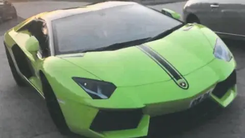 North Yorkshire Police Stolen Lamborghini