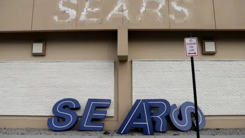 Reuters A dismantled sign sits leaning outside a Sears department store one day after it closed as part of multiple store closures by Sears Holdings Corp in the United States in Nanuet, New York, U.S., January 7, 2019.