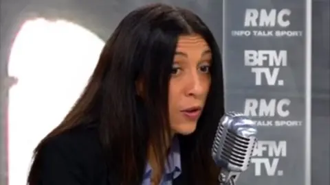 BFMTV website (screenshot) Henda Ayari on BFMTV, 30 Oct 17