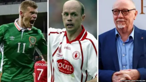 Getty Images/Press Eye/Reuters James McClean, Peter Canavan, Terry George