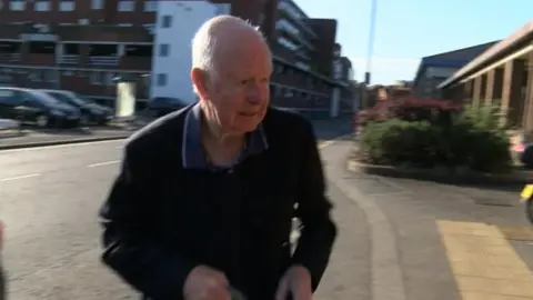 BBC Mr Bennett arrives at court