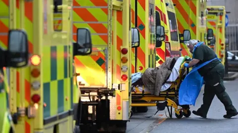 Getty Images Royal London Hospital, January 2021