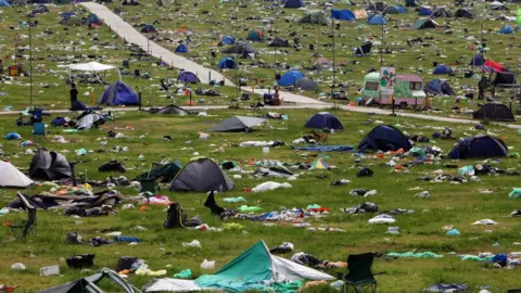 Getty Images Abandoned tents