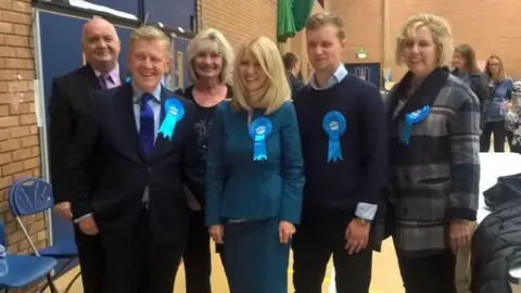 Esther McVey and her team