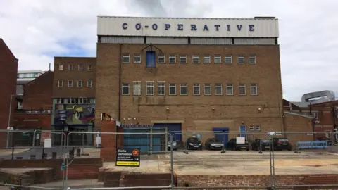 The former Co-Op store