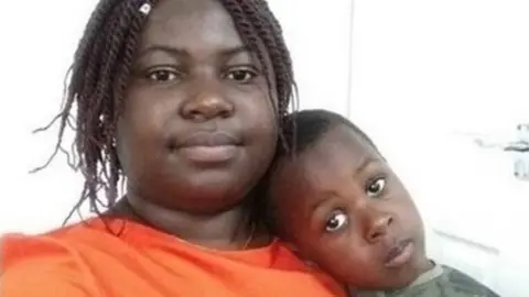 Anthony Nolan Trust/Shirley Kordie Shirley Kordie and her son Blessing, four