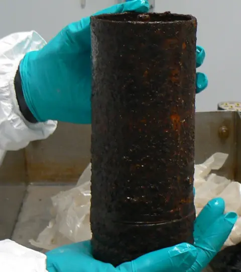 Royal Navy / PA Gas canister