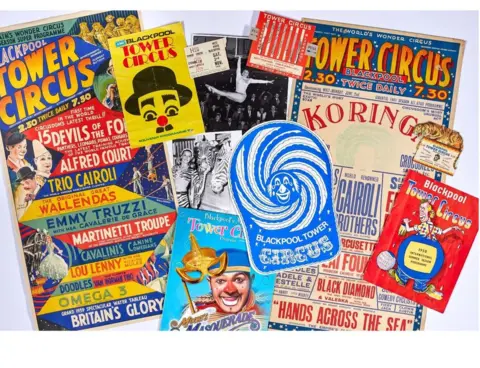 Blackpool Council Heritage Service Circus memorabilia