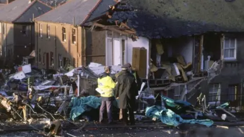 PA Media Lockerbie bombing scene