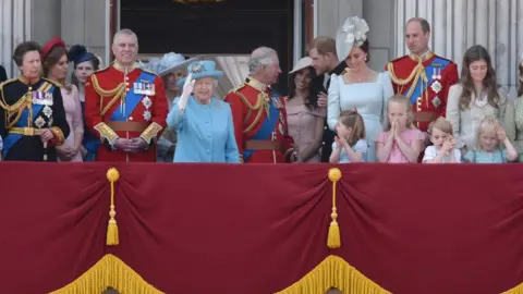 JEFF OVERS Royal family on balcony