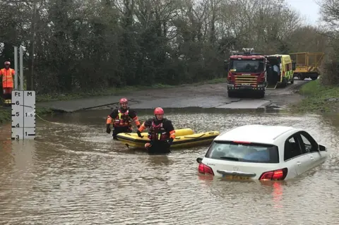 Leicestershire Fire and Rescue Service Watery Gate, Thurlaston