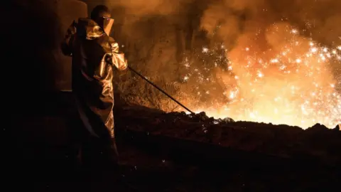 Getty Images Steel worker in Germany