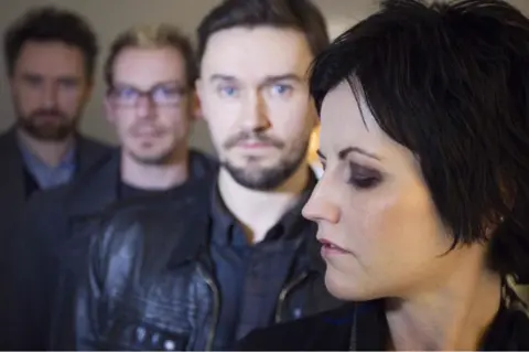 AFP Members of Irish rock band The Cranberries