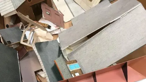 Market Deeping Model Railway Club Vandalised model railway