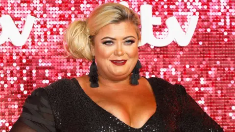 gemma collins orange dress Gemma Collins shows off amazing weight loss in stylish black dress ahead of new reality show
