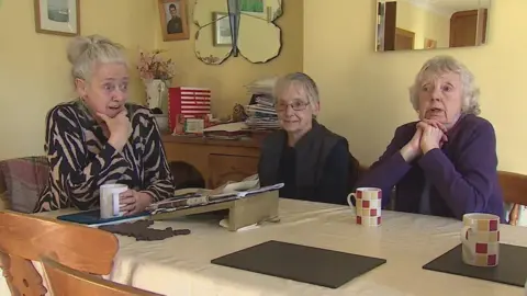 Linda, Carys and Wendy Hughes