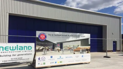 BBC De Havilland Museum hangar