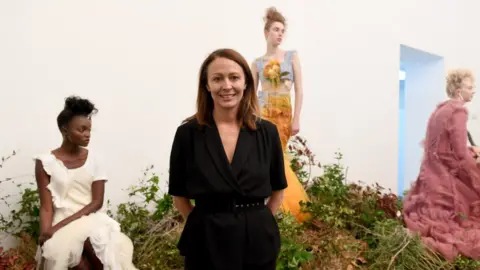 Samir Hussein Caroline Rush from the British Fashion Council