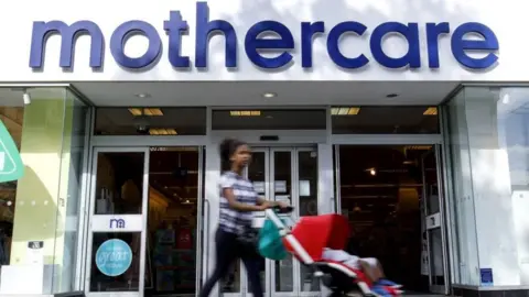 Getty Images Women with pushchair outside mothercare