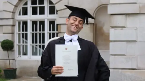 Allan Hennessy Allan at graduation