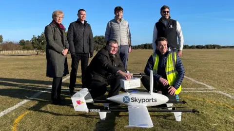 Angus Council Medical drone test flight