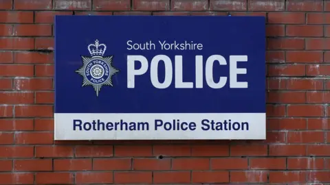 PA South Yorkshire Police sign