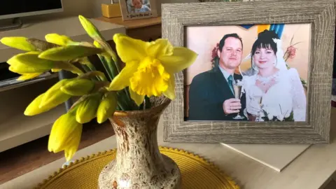 Framed photo of Joseph and Olena Escott