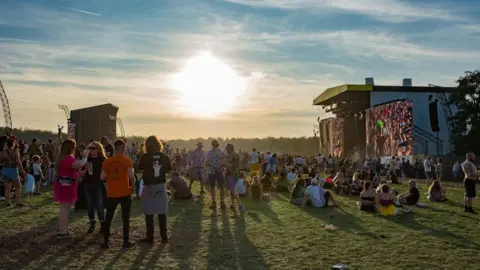 Getty Images People at a festival