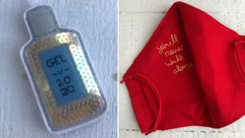 Victoria Gordon Bauble and facemask