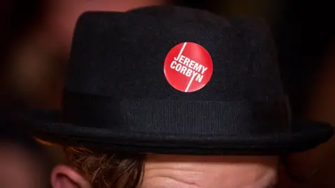 Getty Images Jeremy Corbyn badge