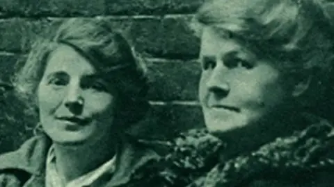 BBC Winnie Mason (left) and Alice Wheeldon