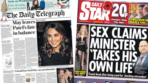 The Daily Telegraph and the Daily Star