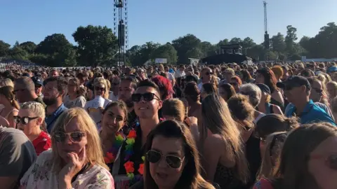 Crowds at Chantry Park