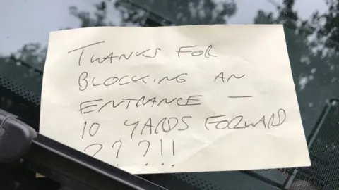 SWAS Note on ambulance windscreen