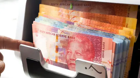 Getty Images South African money